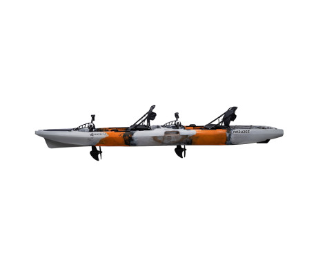 MAZUZEE - Propel 14.8 Fishing Kayak - Tiger Orange (14.8 Feet)